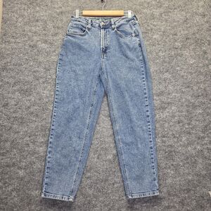 Wild Fable Jeans Womens Size 8 Blue Super High Rise Curvy Tapered Denim Stretch